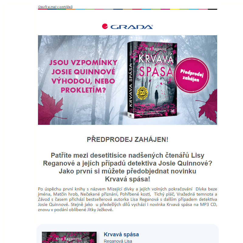 _Předprodej dalšího bestselleru s Josií Quinnovou - Krvavá spása