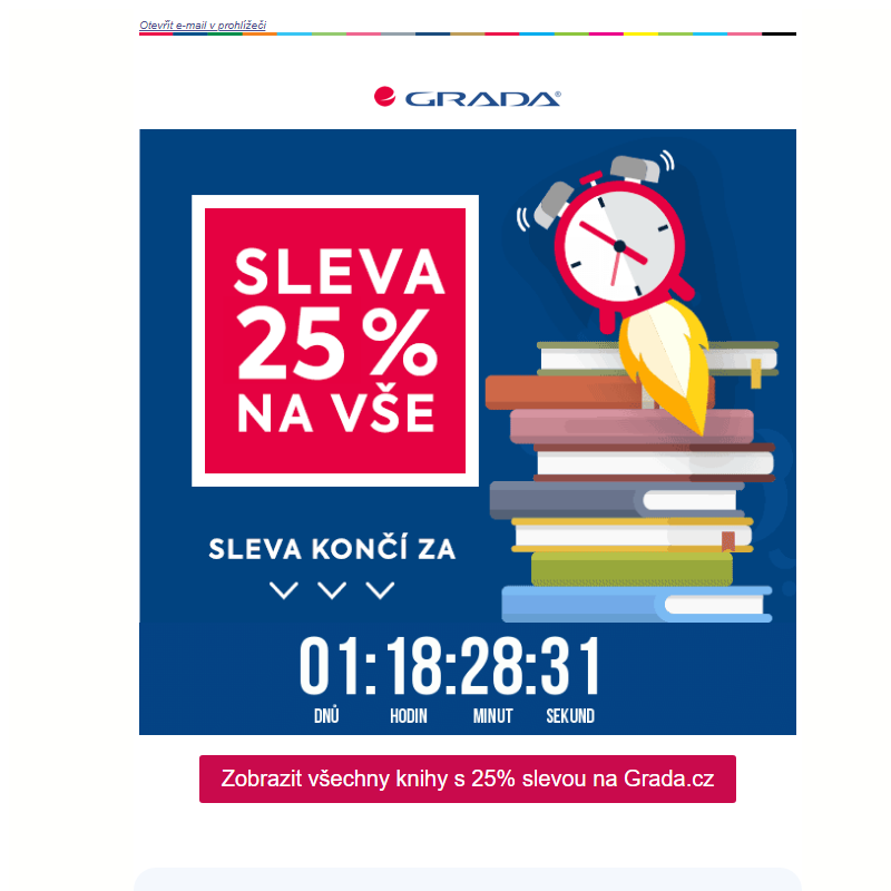 _ Sleva 25 % na všechny tituly! Jen do pátku do 12 hodin