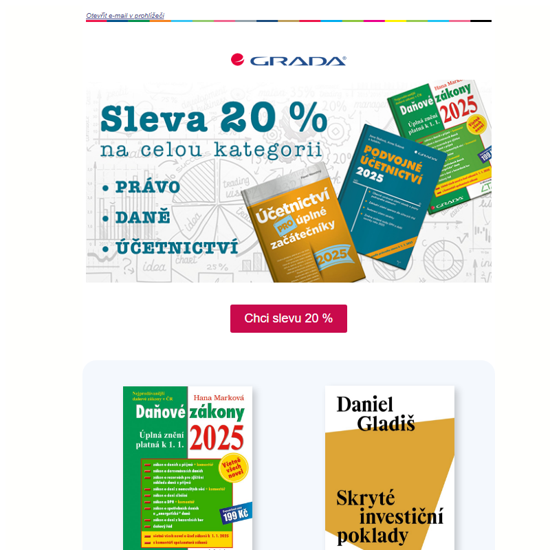 Právo a daně s exkluzivní 20% slevou!