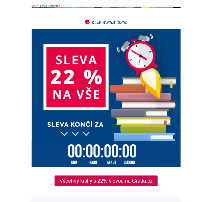 _ 22 % sleva na všechny knihy do 17. 01. do 13 hodin