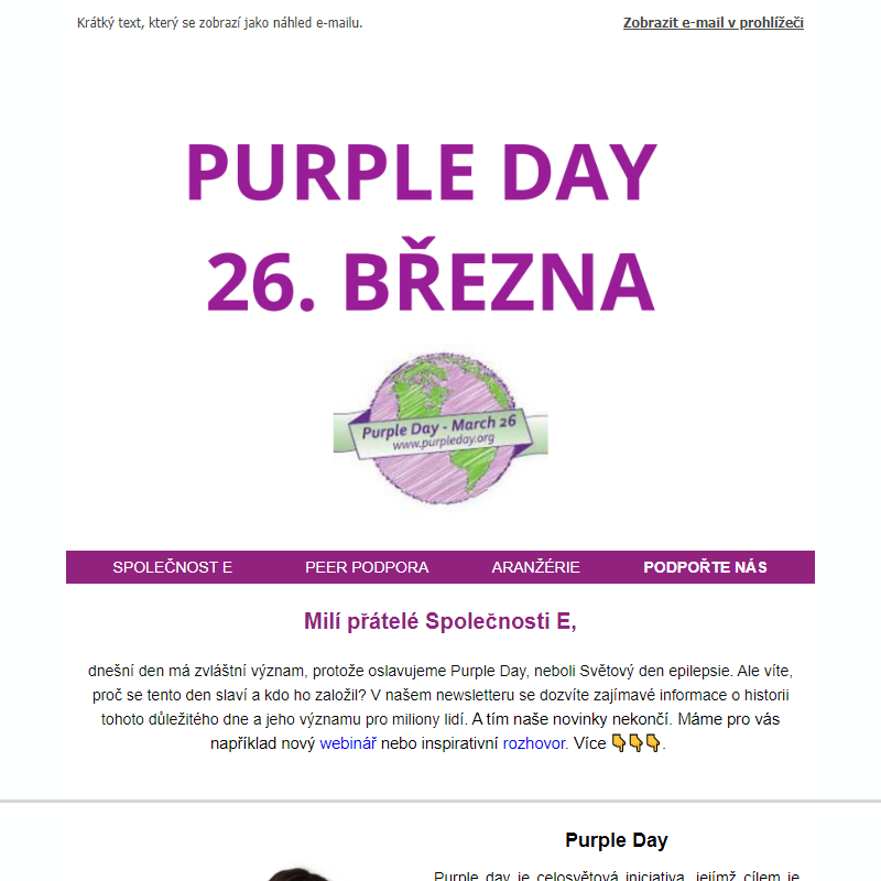 Purple day 26.3.