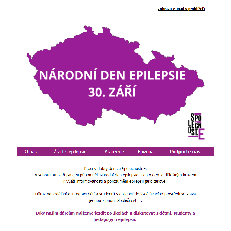 Národní den epilepsie 30. září