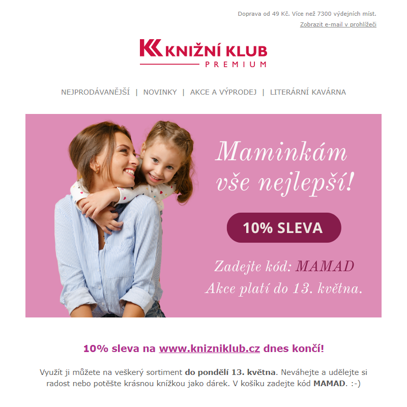 _ 10% sleva na www.knizniklub.cz dnes končí! 