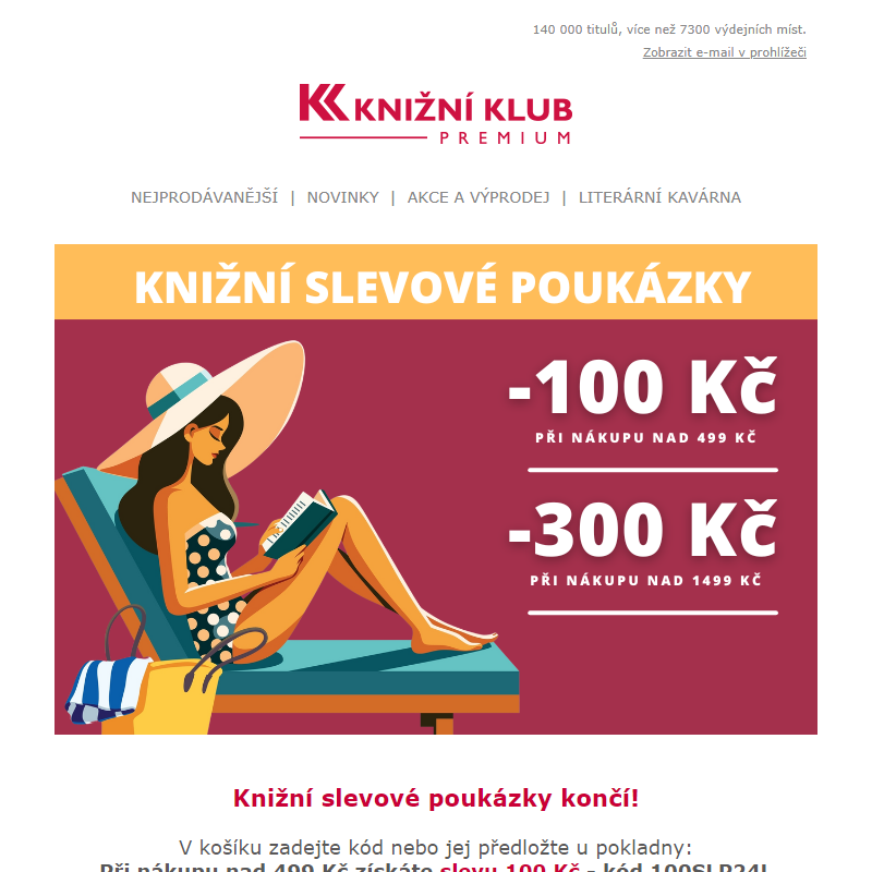 _ Poukázky na slevu 100 a 300 Kč zítra končí! 