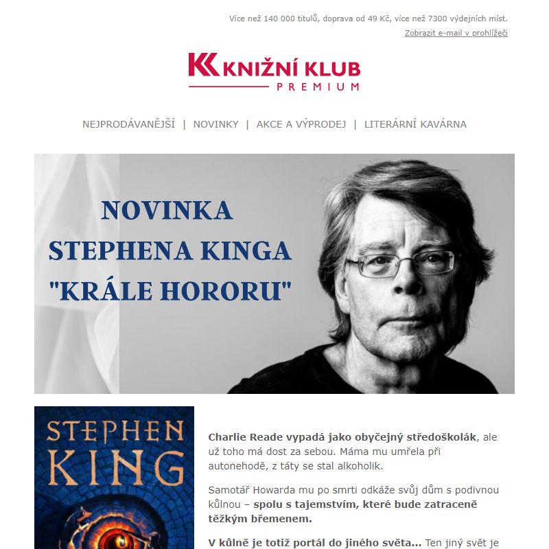 Pohádka - nový thriller krále hororu Stephena Kinga! 