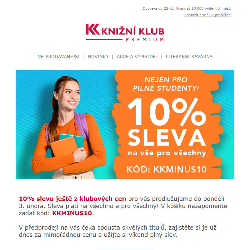 _ 10% sleva ještě z klubové ceny prodloužena do pondělí! 