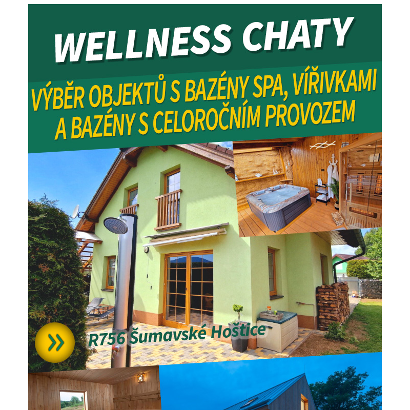 Wellness na chate ci chalupe