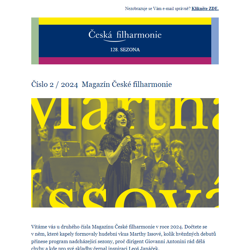 _ Začtěte se do stránek nového čísla Magazínu České filharmonie!