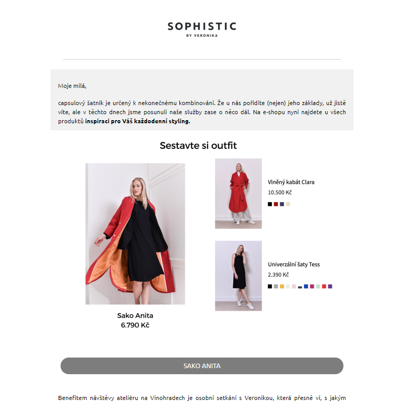 Sophistic lifestyle | Sestavte si outfit podle Sophistic