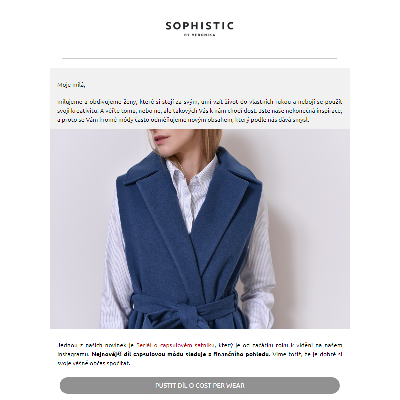 Sophistic lifestyle | Kolik stojí Vaše oblečení?