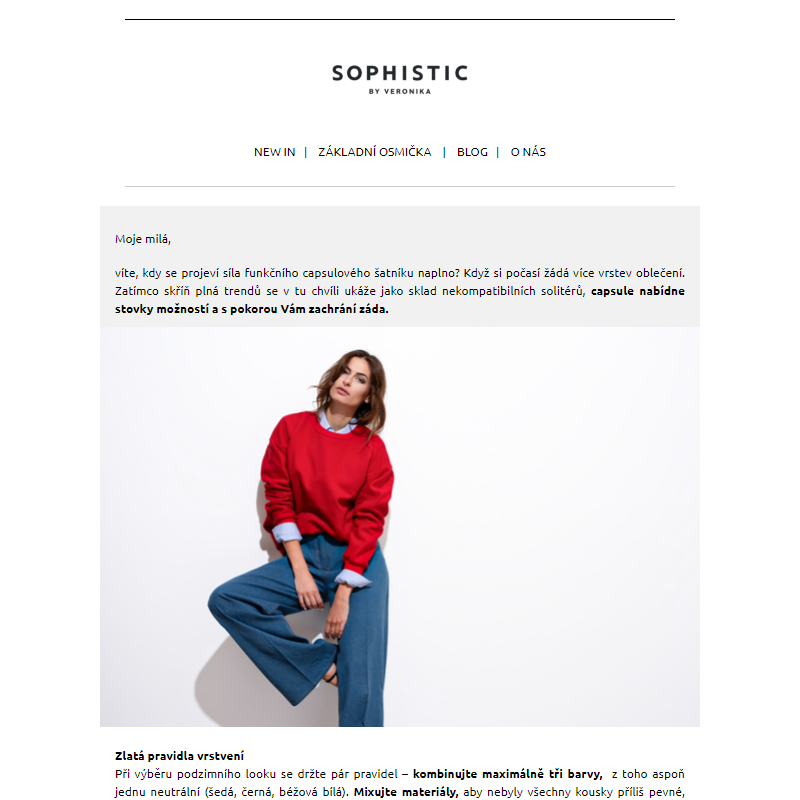 Sophistic lifestyle | 4 pravidla podzimního vrstvení