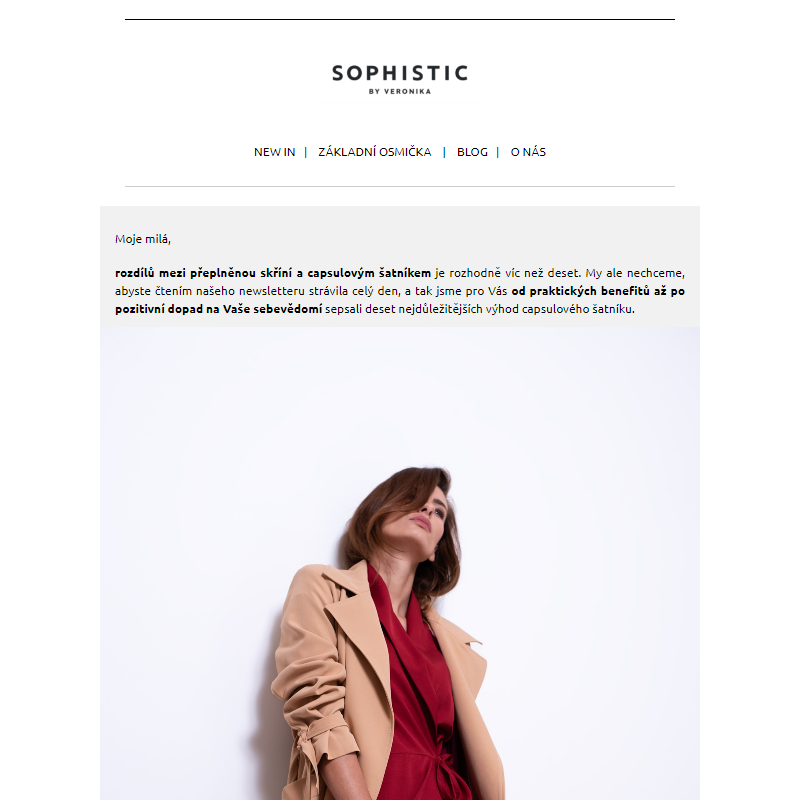 Sophistic lifestyle | Desatero capsulového šatníku