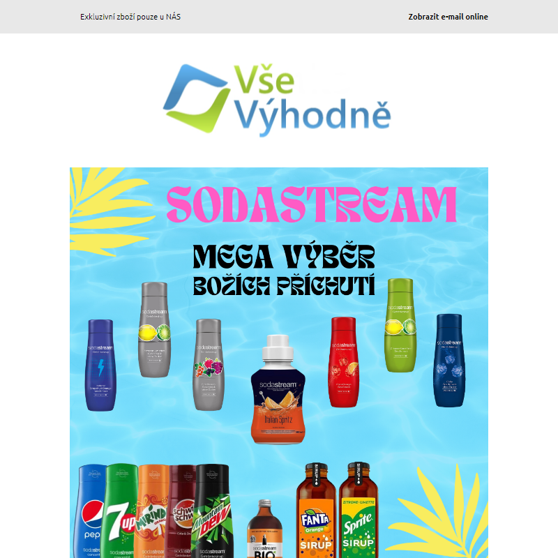 Sodastream + novinky