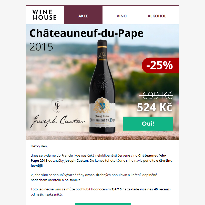 __ Prémiové francouzské víno ve slevě 25 %
