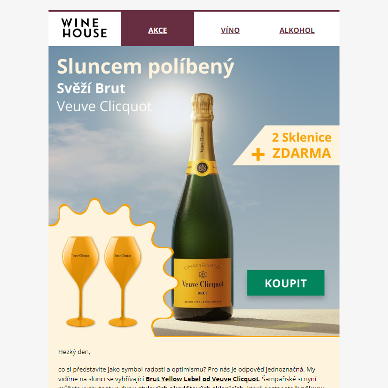 __ Slunečný Brut Veuve Clicquot