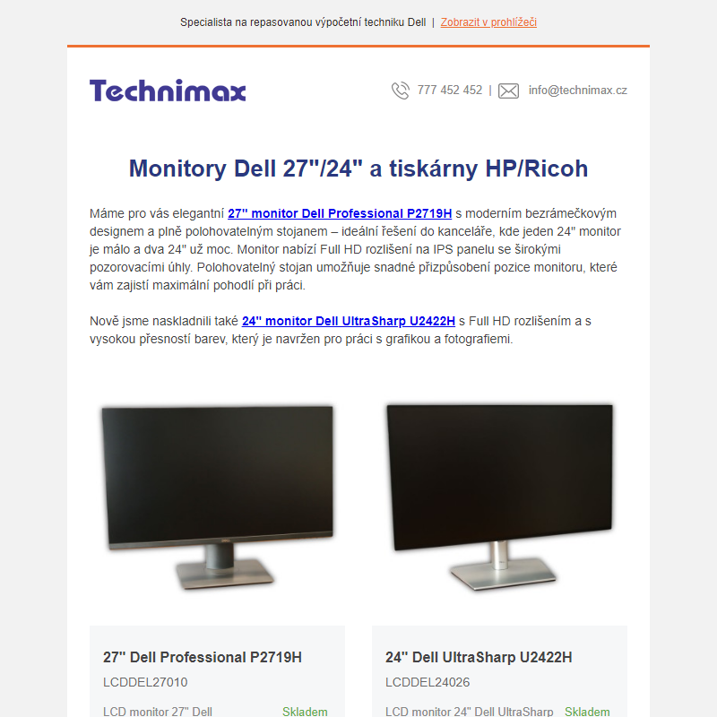 Monitory Dell 27