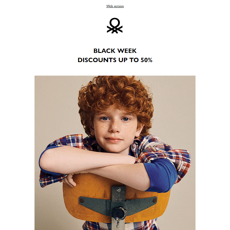 Black Week: discover items discounted up to 50%