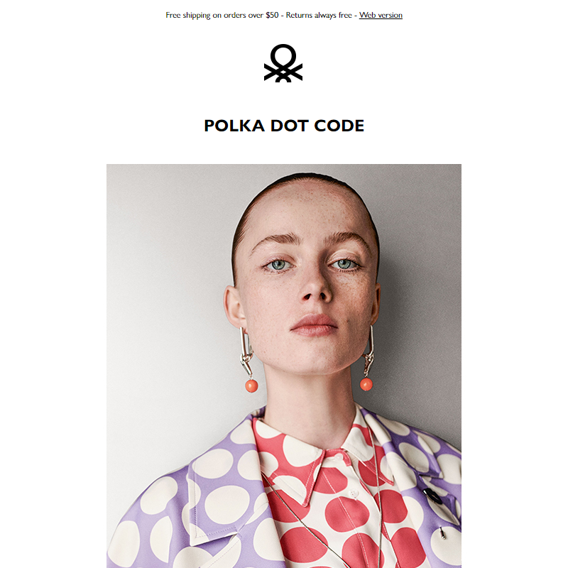 Polka dots: a harmony of perfect shapes