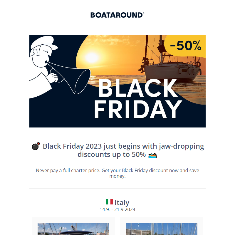 _ Save up to 50% with Black Friday _