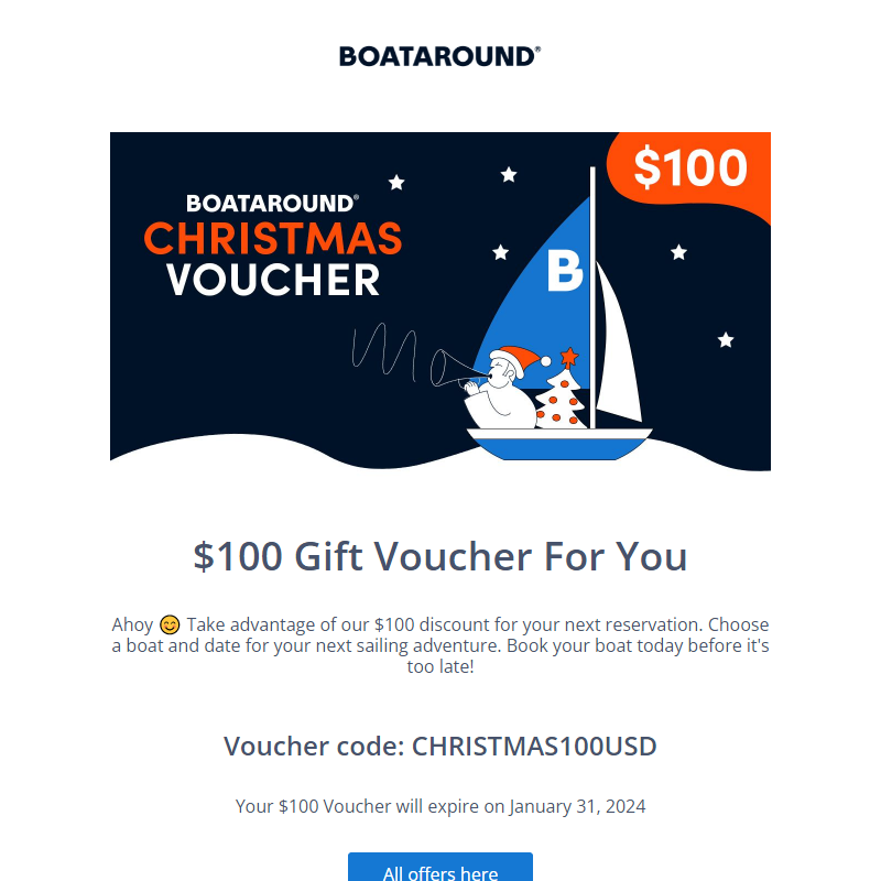 $100 Gift Voucher For You _