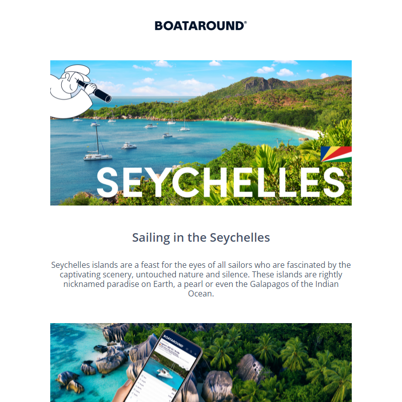 Sailing in the Seychelles __