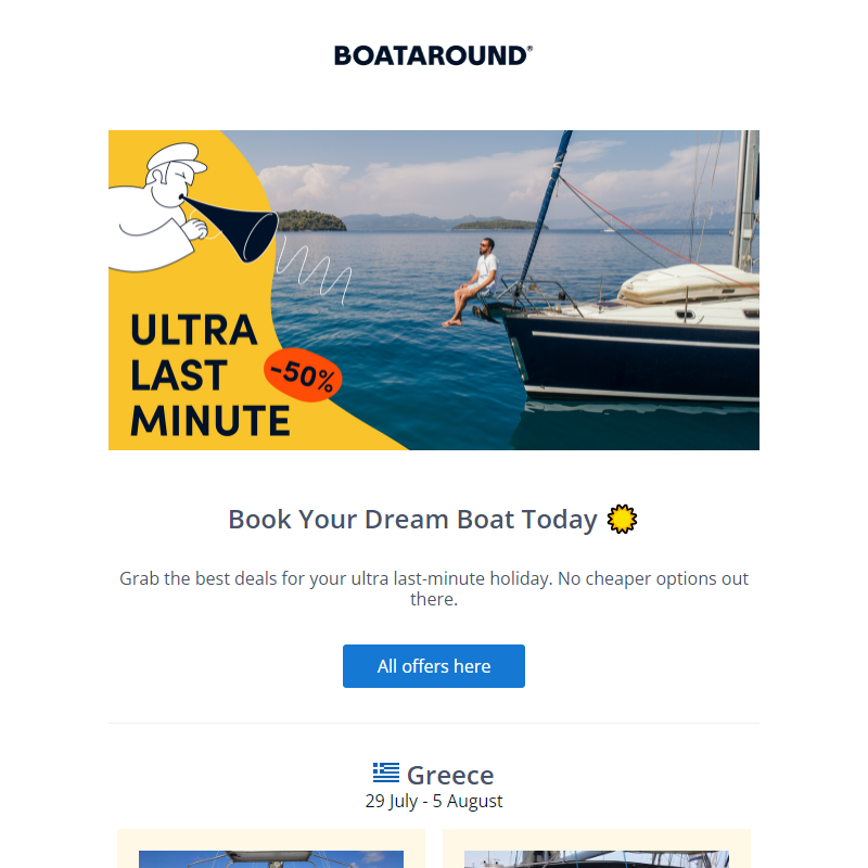 __ Ultra Last-minute Boat Rentals
