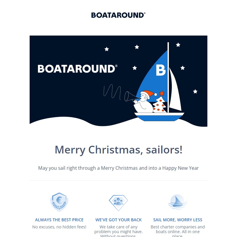 Merry Christmas, sailors!
