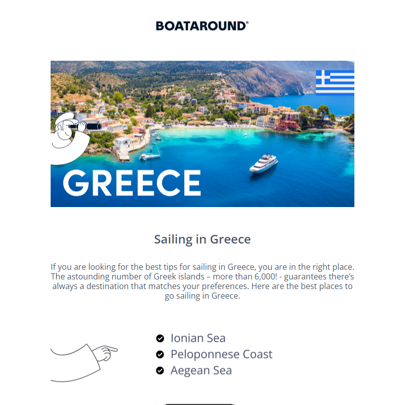 Sailing in Greece __