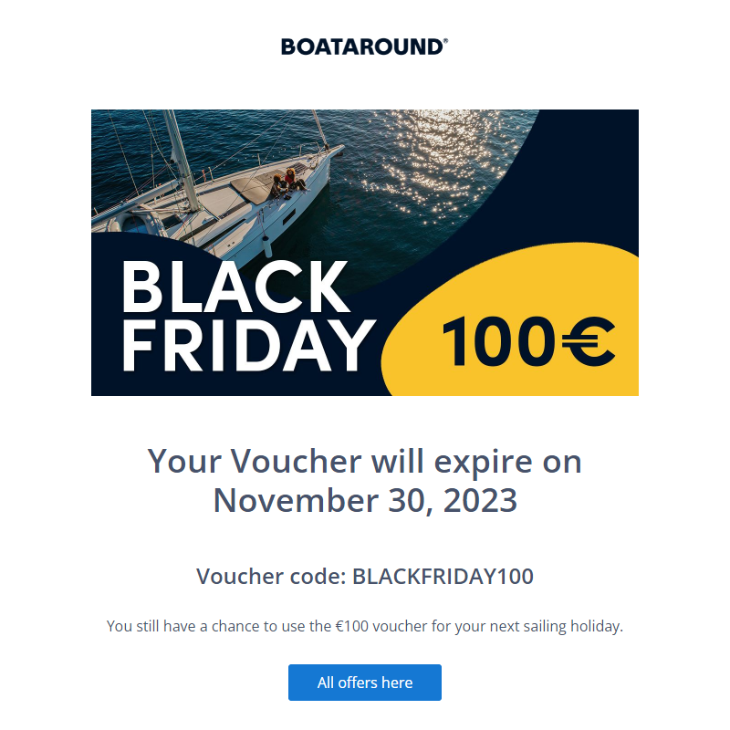 Your voucher will expire in a few days _