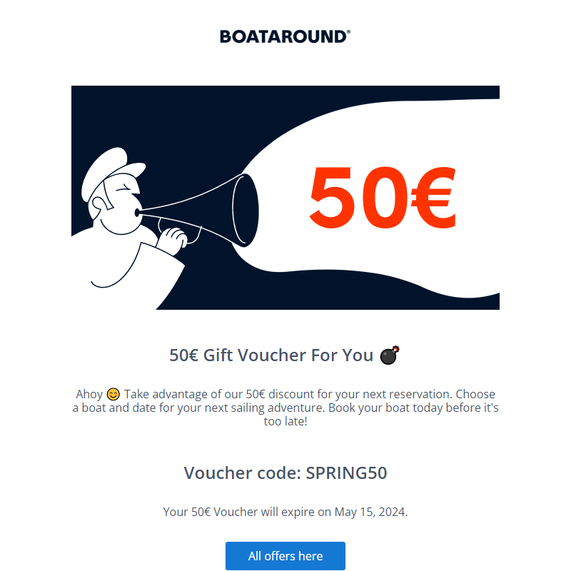 50€ Gift Voucher For You _