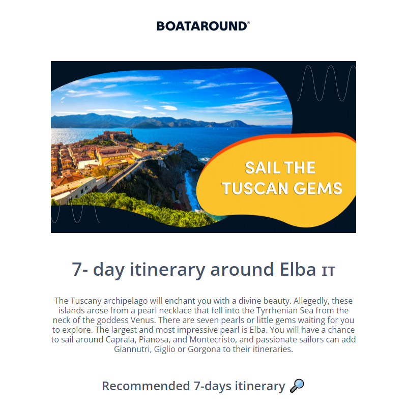 Sail the Tuscan Gems _