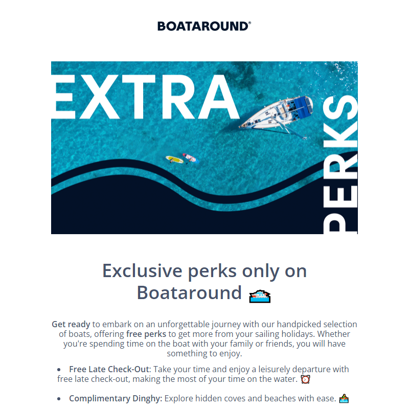 Save Big on Your Next Boat Adventure: Book Boats with Free Extras! _