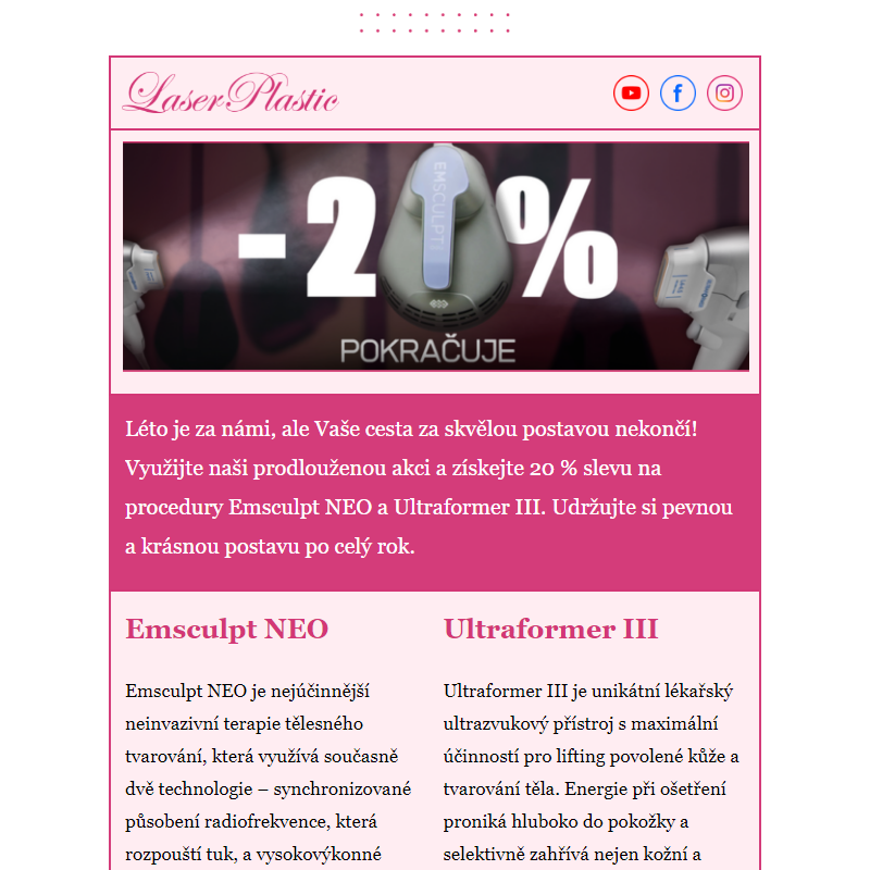 Prodloužená akce -20 % na vysněnou postavu