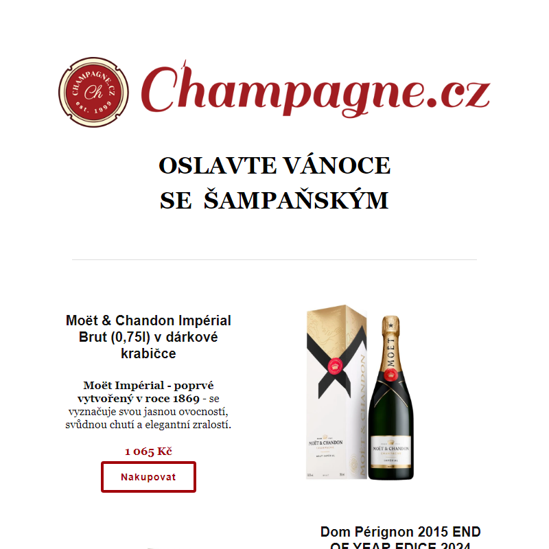 Vánoce 2024 s Champagne.cz