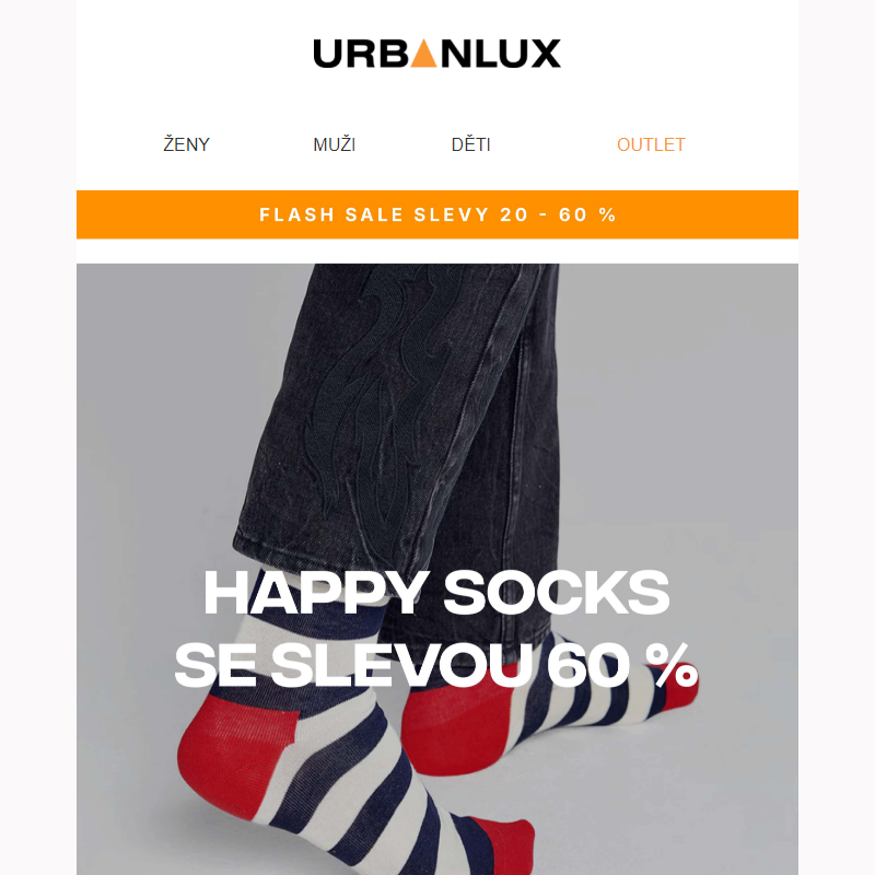 Ponožky Happy Socks od 88,- Kč. Flash Sale!