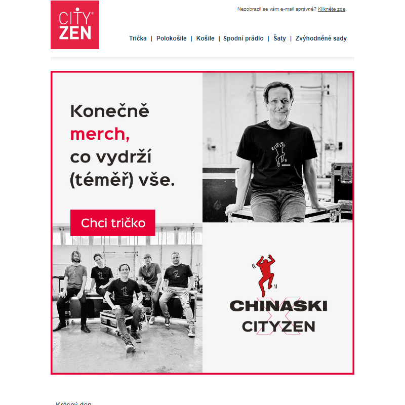 Chinaski + CityZen = To je pecka!