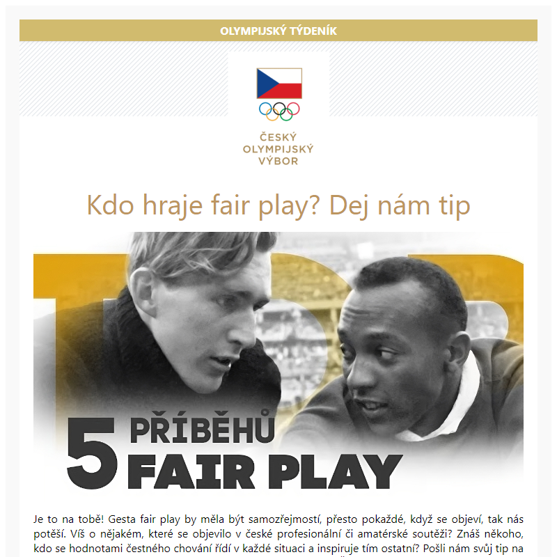 Kdo hraje fair play? Dej nám tip __