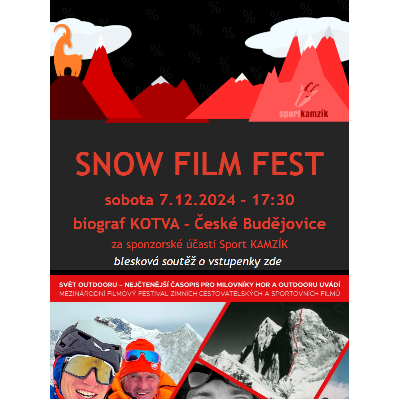 KAMZÍK podporuje SNOW FILM FEST