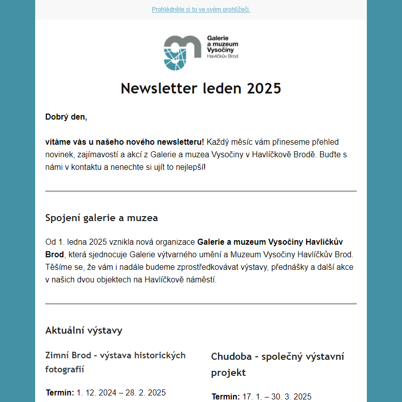 Newsletter leden 2025