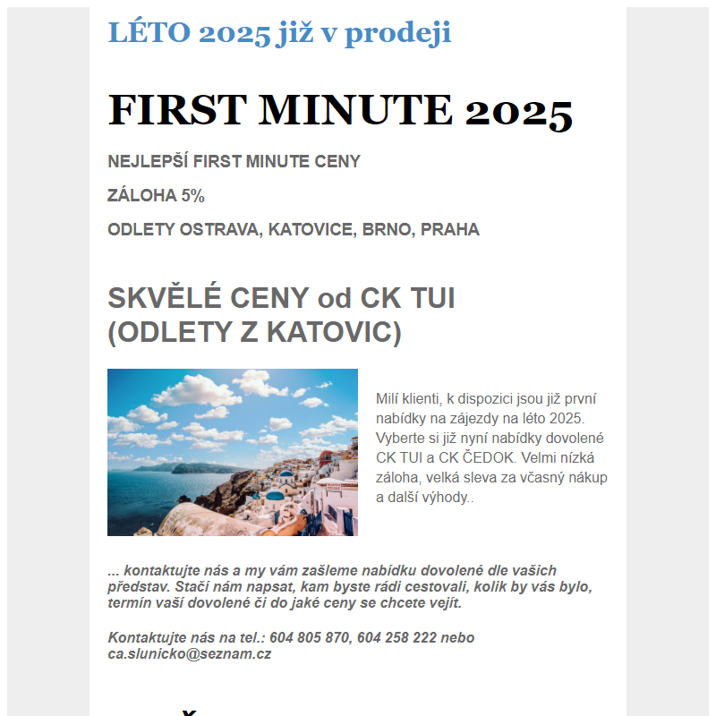 LÉTO 2025 již V PRODEJI