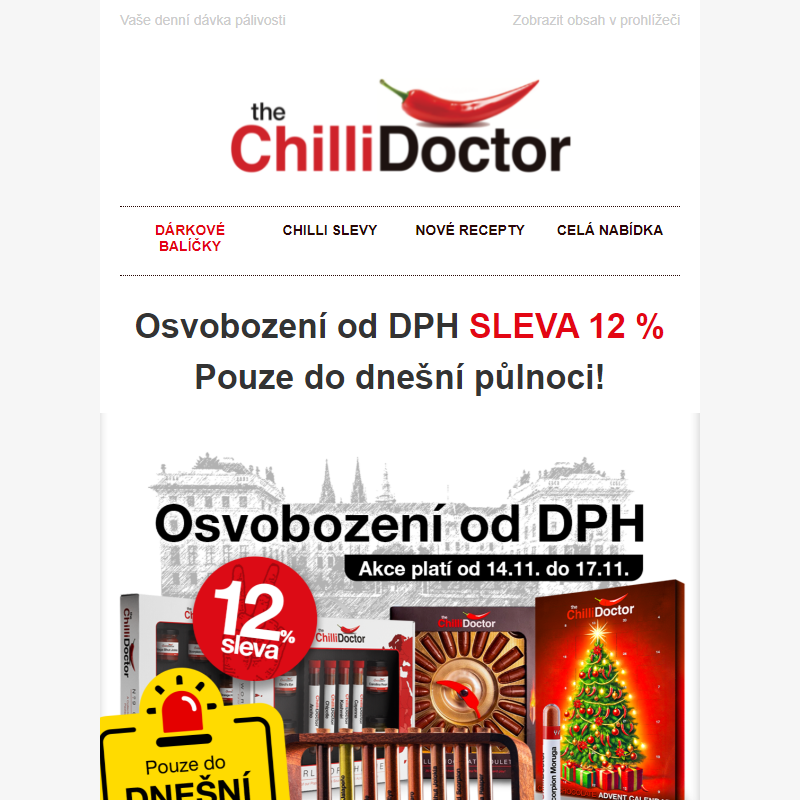 Osvobození od DPH - 12% sleva končí už dnes