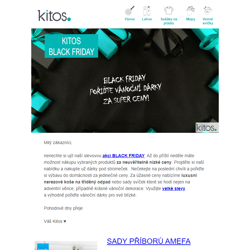 BLACK FRIDAY – slevová akce na Kitos!