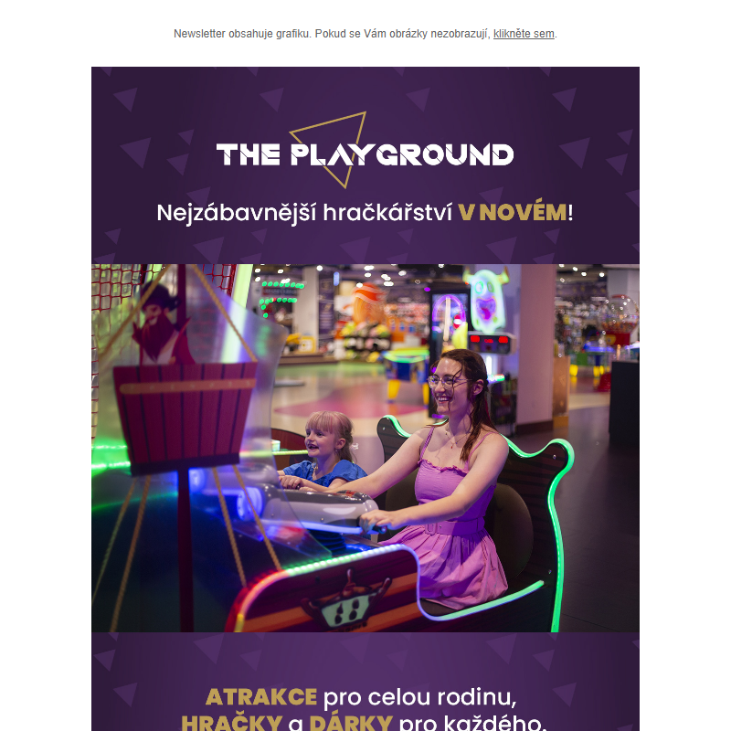 The Playground - Nejzábavnější hračkářství - Tajná sleva 50% na atrakce