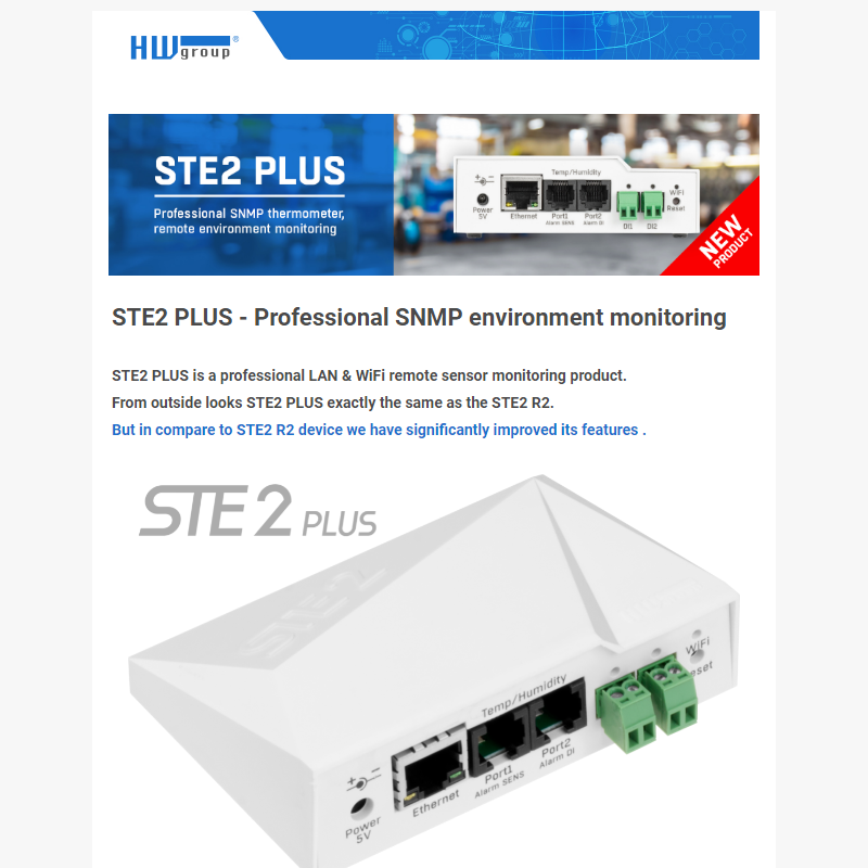 _ STE2 PLUS - Advanced Professional Enviromental monitor