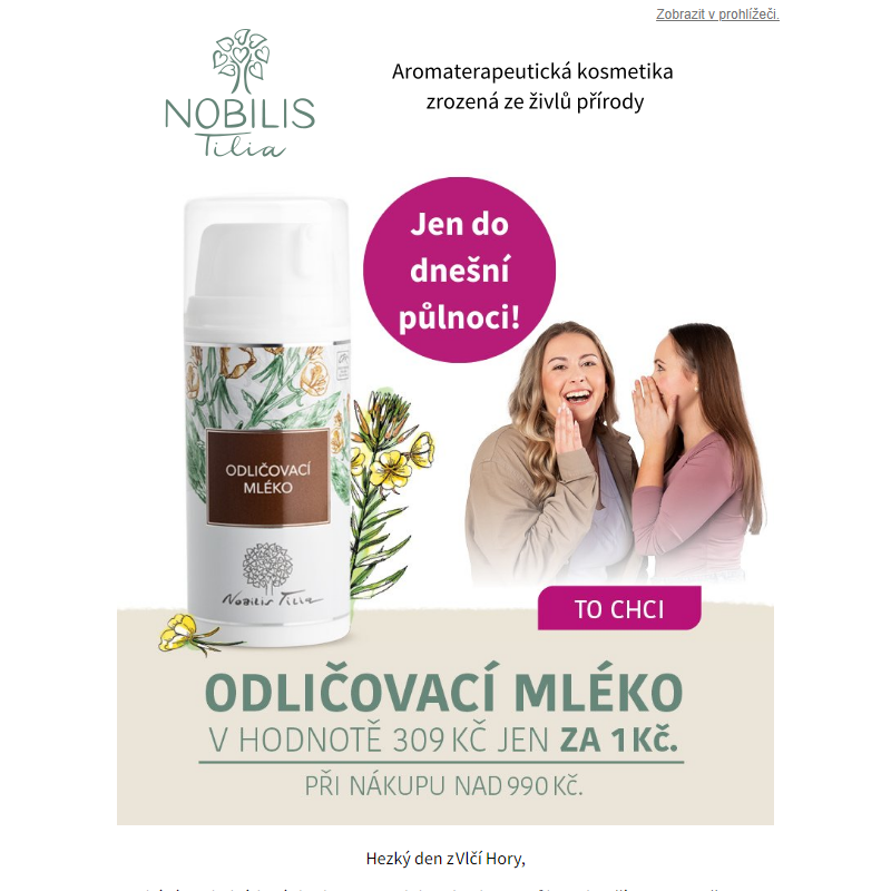 Dny Nobilis Tilia končí dnes o půlnoci_