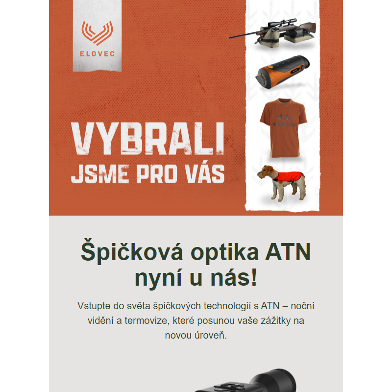 _ Objevte ATN značku technologií budoucnosti pro lov a outdoor