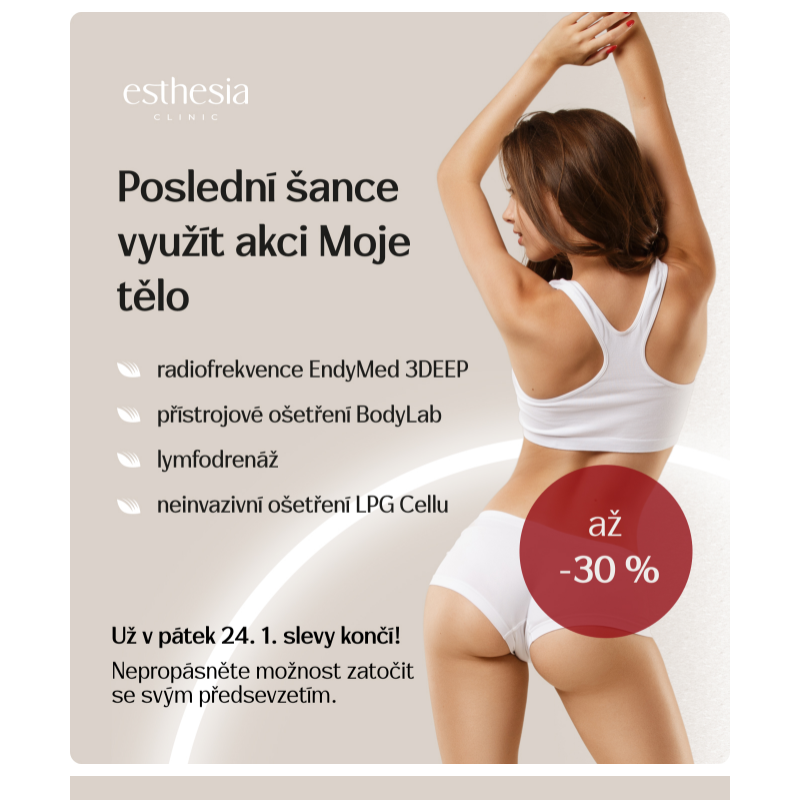 Poslední šance na vysněné tělo se slevou až 30 %