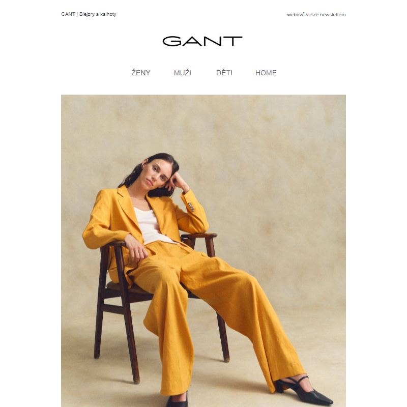 Vytvořte si dokonalý outfit s blejzry a kalhotami od GANT!