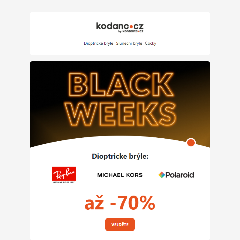 BLACK WEEKS -70% _ Ray-Ban, Michael Kors, Polaroid!