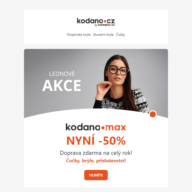 kodano.max -50% | Doprava zdarma na celý rok!